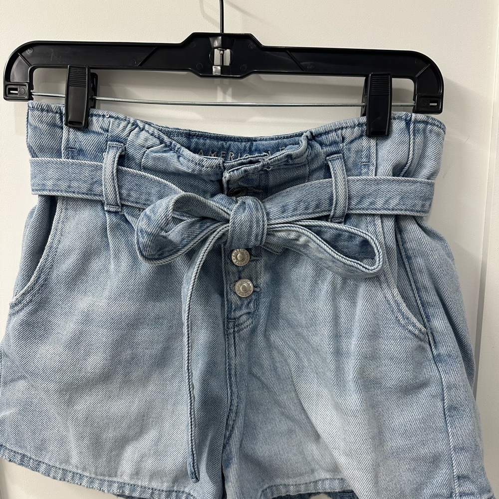 American Eagle Outfitters Blue High Waist Shorts